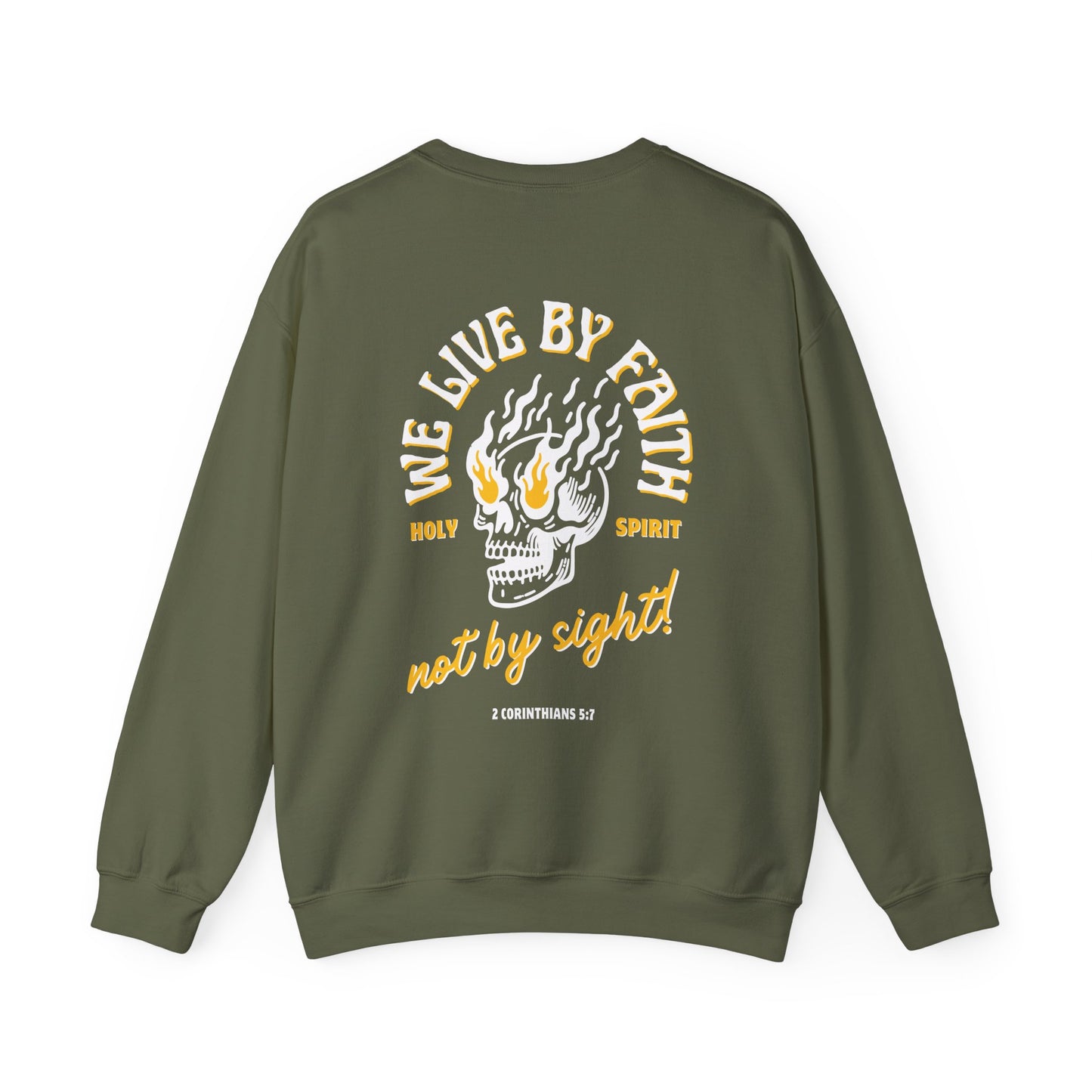 LIVE BY FAITH - CREWNECK SWEATSHIRT