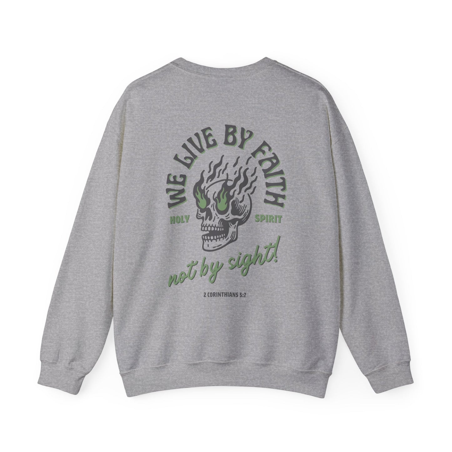 LIVE BY FAITH - CREWNECK SWEATSHIRT
