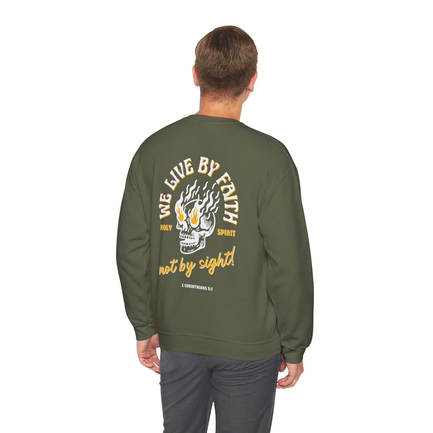 LIVE BY FAITH - CREWNECK SWEATSHIRT