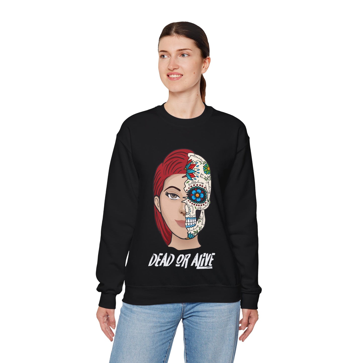 DEAD OR ALIVE (ESTHER) - CREWNECK SWEATSHIRT
