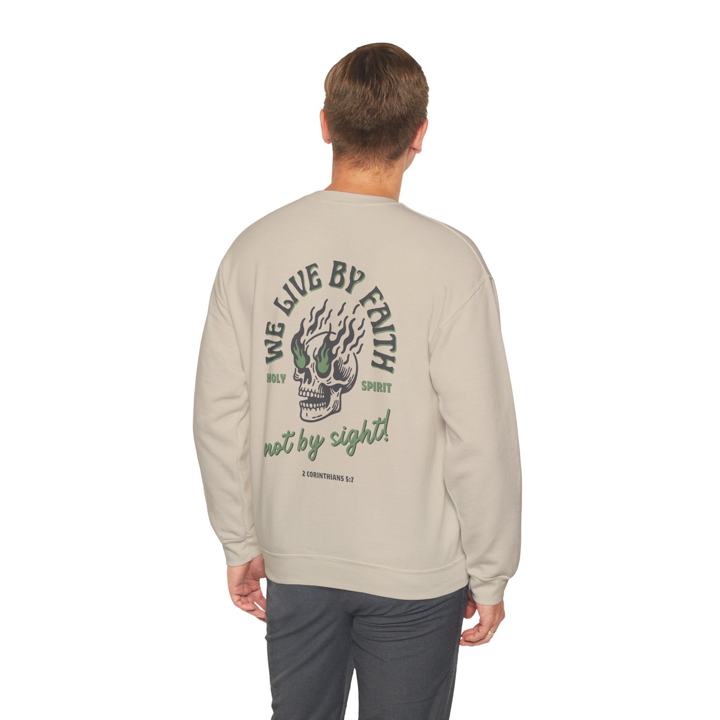 LIVE BY FAITH - CREWNECK SWEATSHIRT