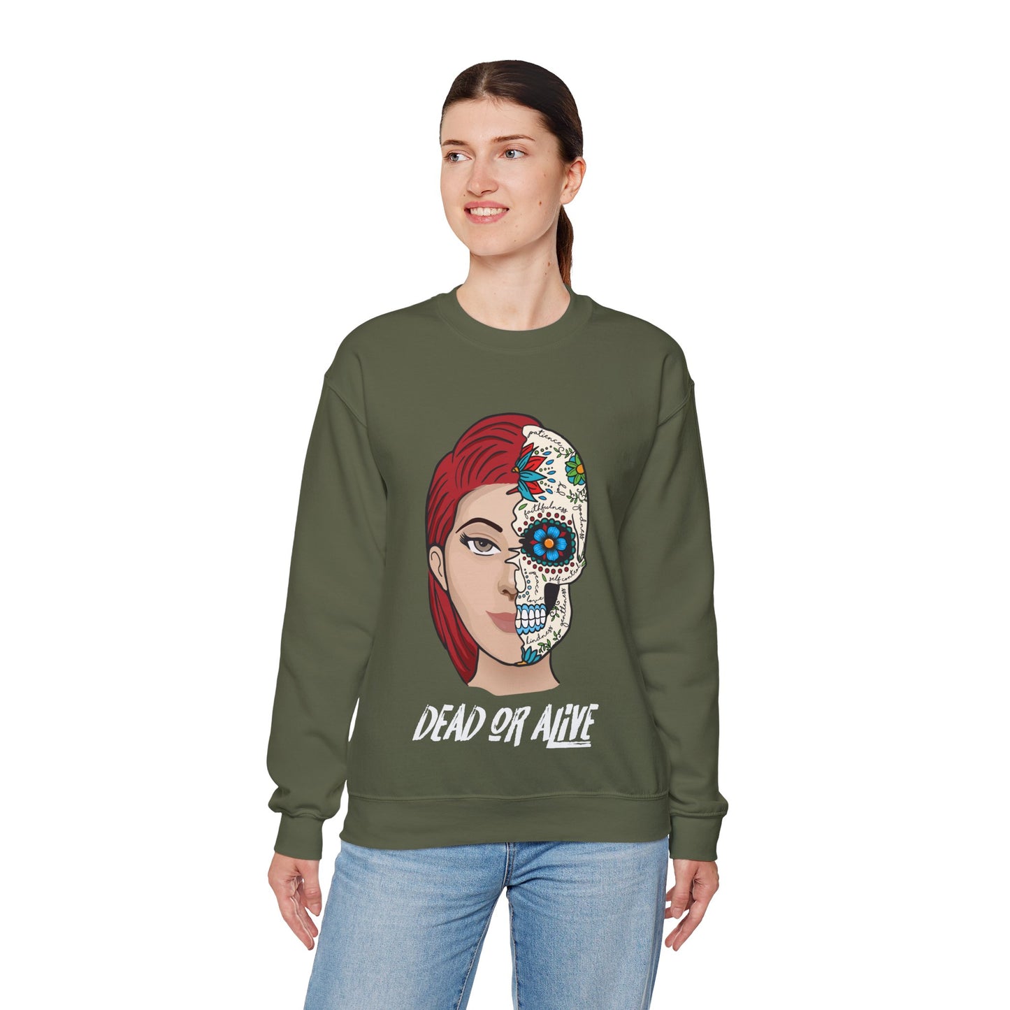 DEAD OR ALIVE (ESTHER) - CREWNECK SWEATSHIRT