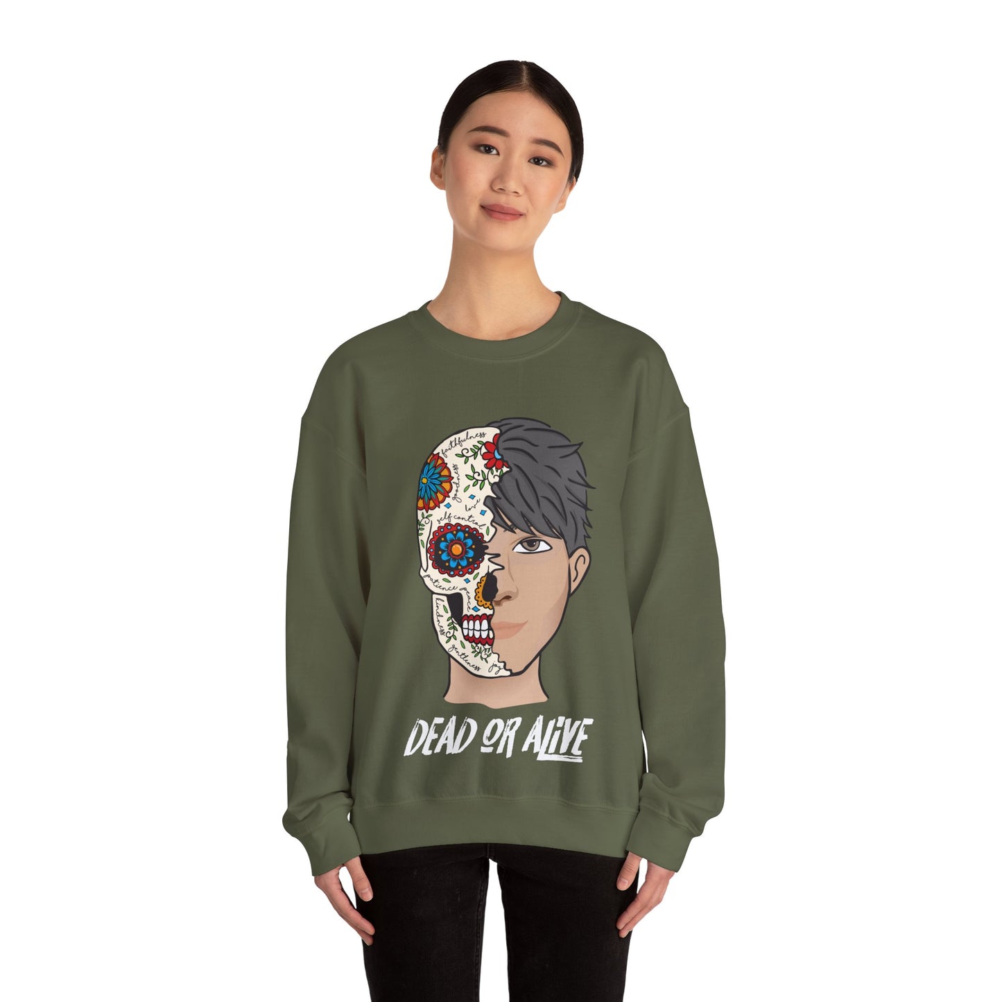 DEAD OR ALIVE (ELEAZAR) - CREWNECK SWEATSHIRT