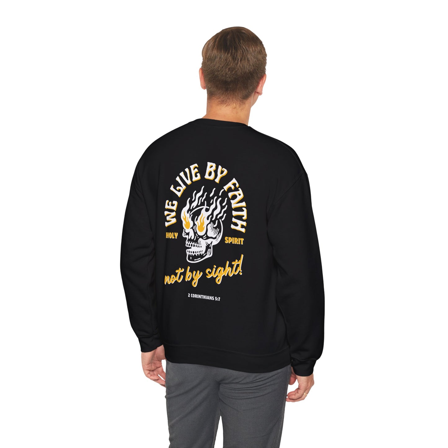 LIVE BY FAITH - CREWNECK SWEATSHIRT