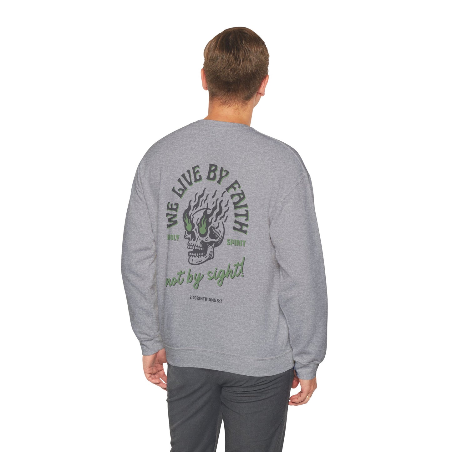 LIVE BY FAITH - CREWNECK SWEATSHIRT