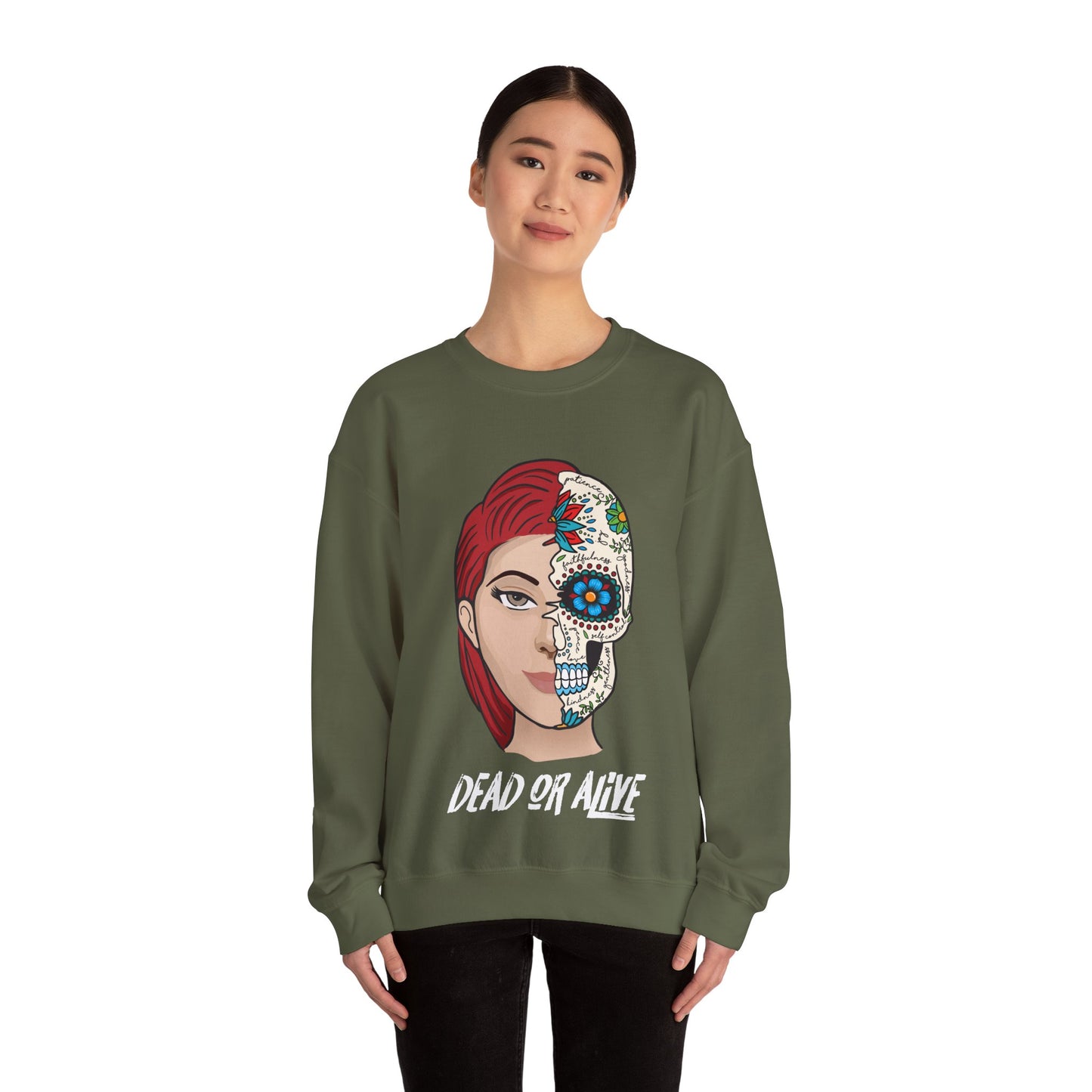 DEAD OR ALIVE (ESTHER) - CREWNECK SWEATSHIRT