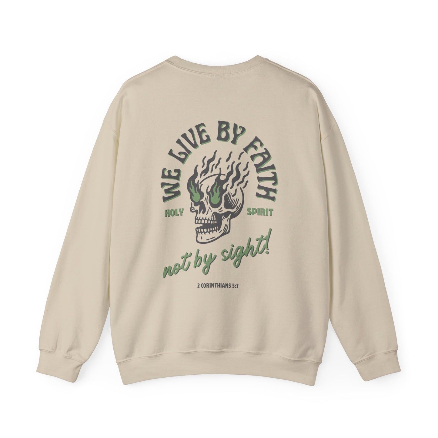LIVE BY FAITH - CREWNECK SWEATSHIRT