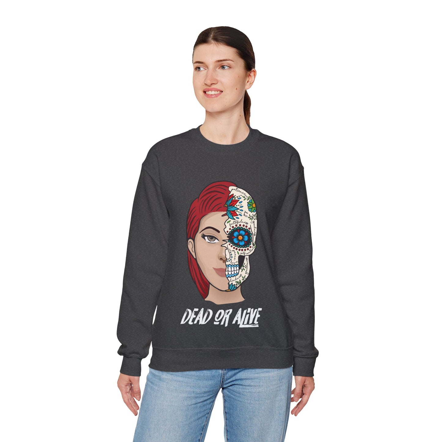 DEAD OR ALIVE (ESTHER) - CREWNECK SWEATSHIRT