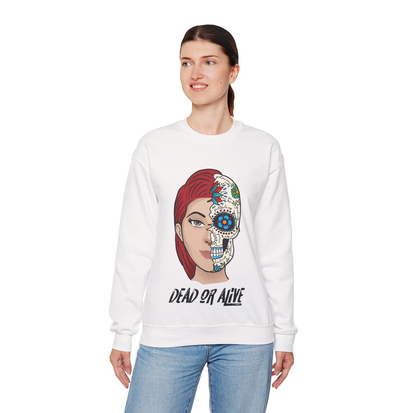 DEAD OR ALIVE (ESTHER) - CREWNECK SWEATSHIRT