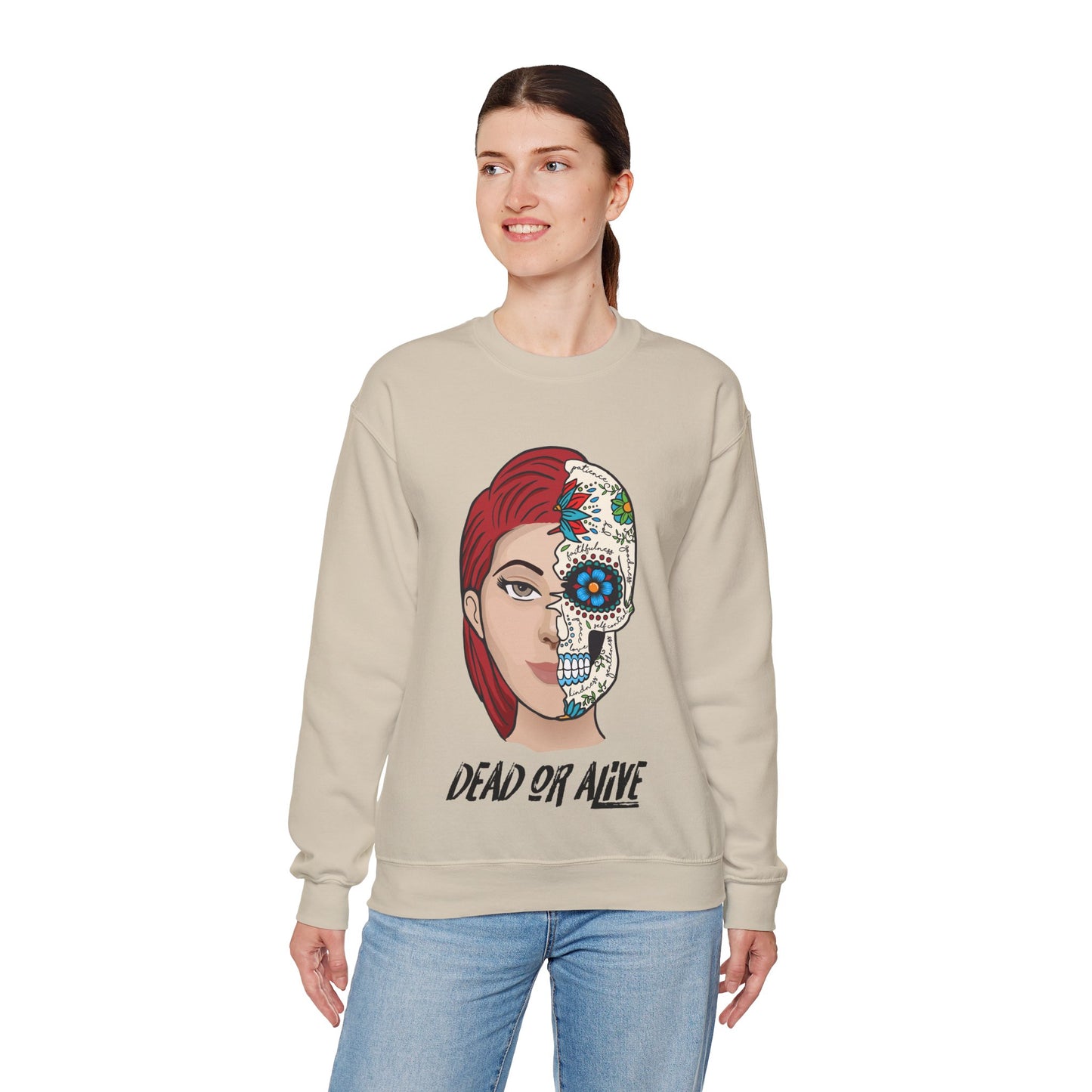 DEAD OR ALIVE (ESTHER) - CREWNECK SWEATSHIRT